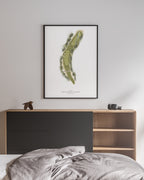 Custom Single Golf Hole Watercolour Illustration