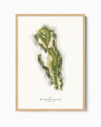 Custom Single Golf Hole Watercolour Illustration