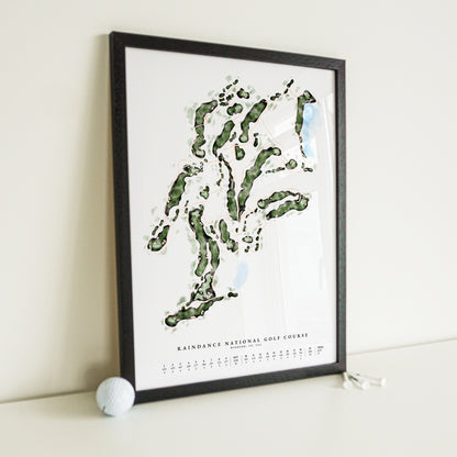 Custom Watercolour Golf Course