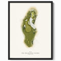 Custom Single Golf Hole Watercolour Illustration