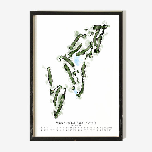 Custom Watercolour Golf Course