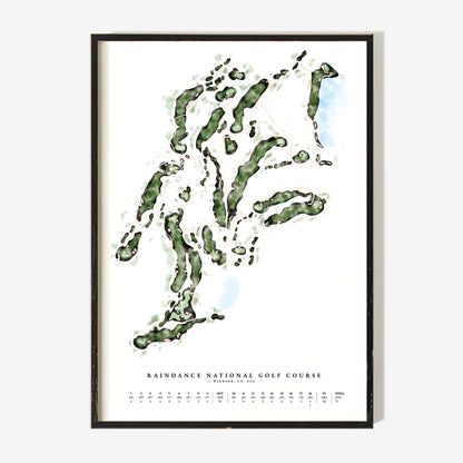 Custom Watercolour Golf Course