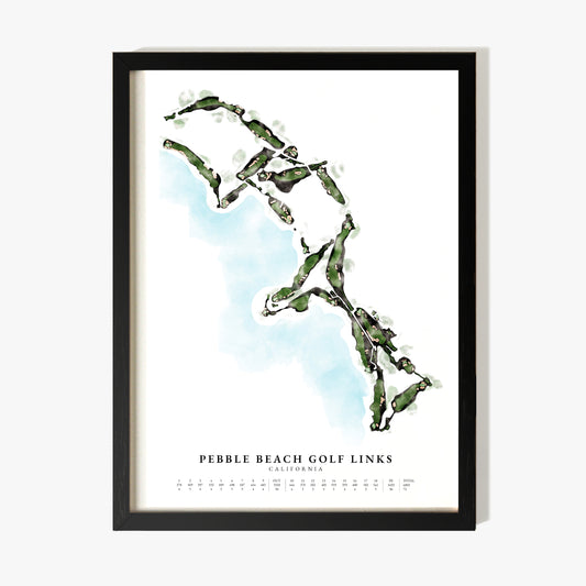 Pebble Beach Golf Course Print