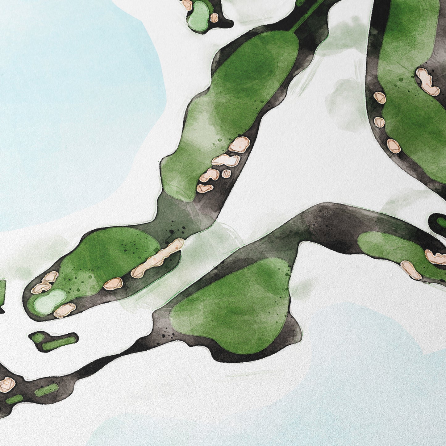 Pebble Beach Golf Course Print