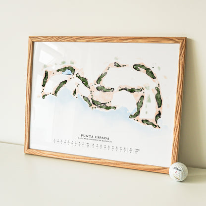 Custom Watercolour Golf Course