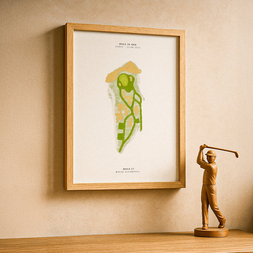 Custom Single Golf Hole Watercolour Illustration