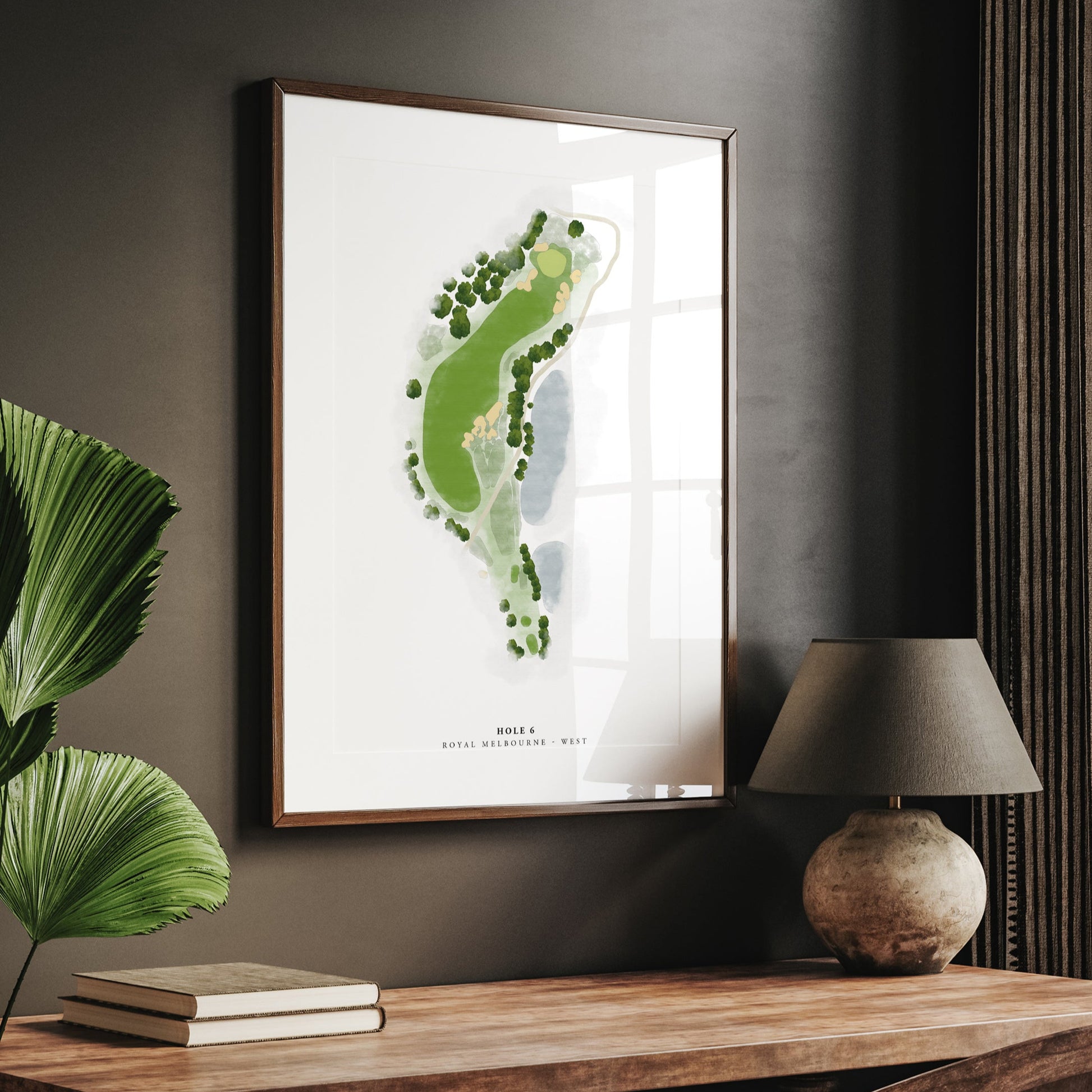Custom Single Golf Hole Watercolour Illustration