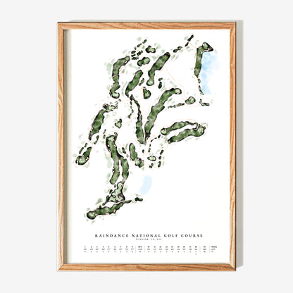 Custom Watercolour Golf Course