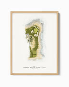 Custom Single Golf Hole Watercolour Illustration