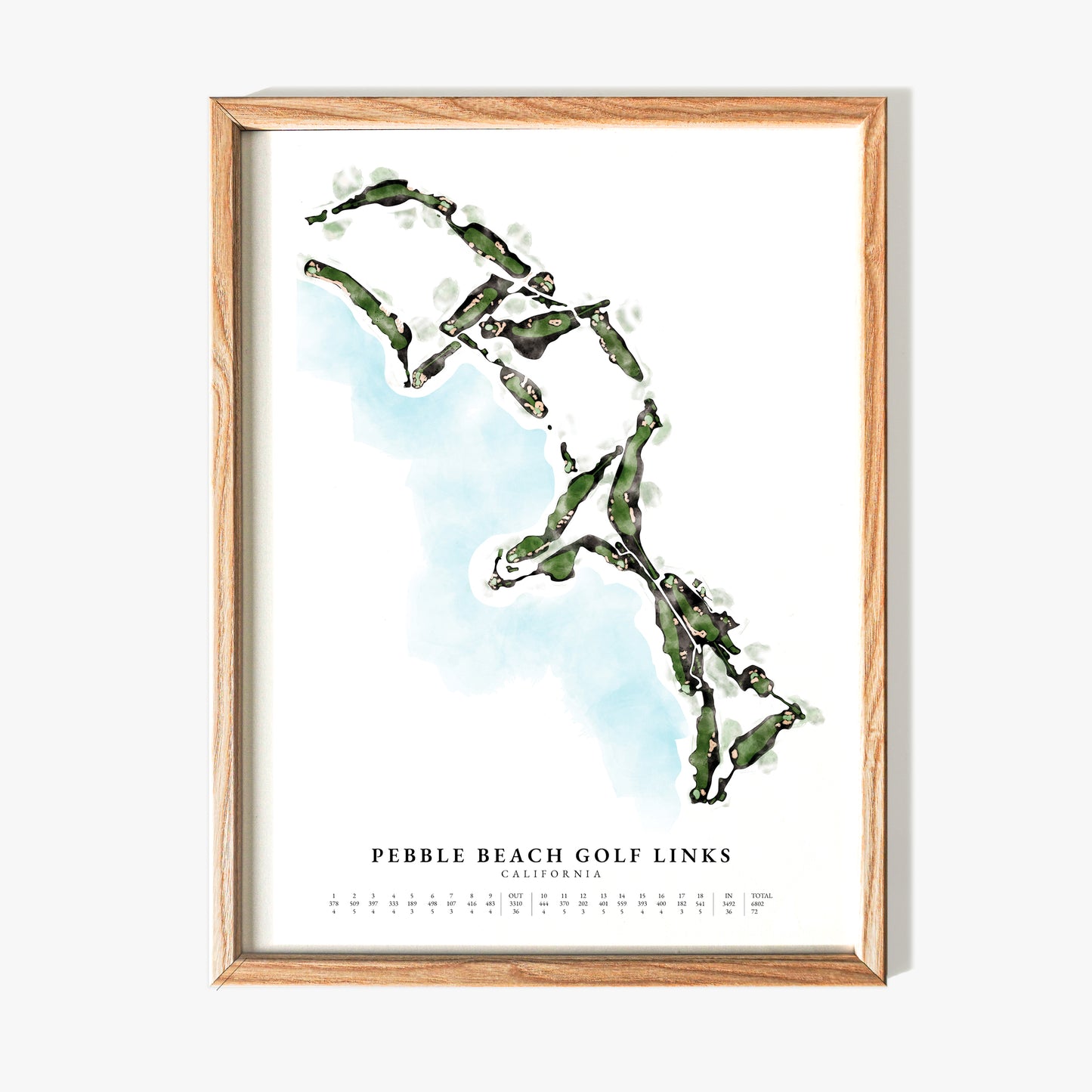 Pebble Beach Golf Course Print