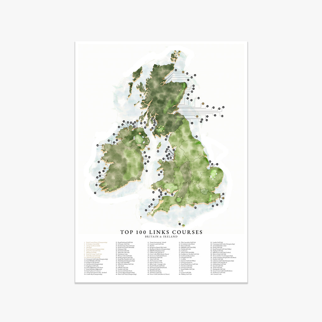 Top 100 Links Courses - Britain & Ireland
