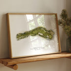 Custom Single Golf Hole Watercolour Illustration